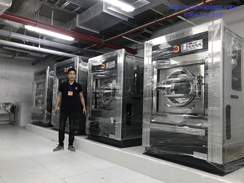 Máy giặt công nghiệp cho bệnh viện tại Thái Bình 